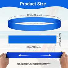 Palrey Basic/Lightweight Portable Beach Towel Clip With Elastic Band, Suitable For Beach Chairs, Swimming Pool Chairs, Beach And Cruise Chairs Accessories, Cruise Chair Towel Clip, Essential For Summer Beach Activities, Pool Parties, Sports And Fitness Warm-Ups