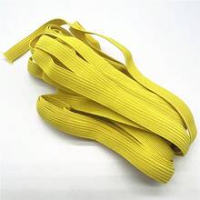 5yards 10mm Elastic Ribbon Sewing Elastic Band Colourful High Elastic Fiat Rubber Band Waist Band Stretch Rope Elastic Ribbon - Pick Colors - View 9