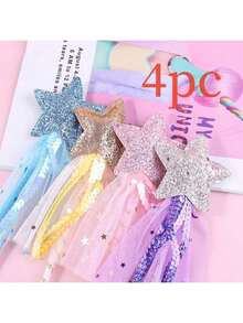 1pc/4pcs/8pcs Beach PVC Glow Magical Star Fairy Wands Party Performance Props Halloween - Multicolor - View 11
