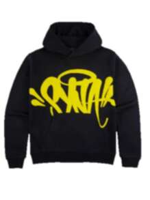 Men's Syn Streetwear UrbanCulture Sweatshirt - 黑色和黃色 - 查看 2