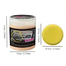 1PC 100G Car Interior Scratch Repair Kit - Clay-Based Polishing Compound For Plastic & Dashboard, Quick Maintenance - 100ML - View 6