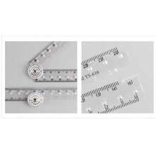 1/3 件透明亚克力折叠尺，带刻度的简易塑料尺，适用于学生绘画和家庭作业，学校用品，返校