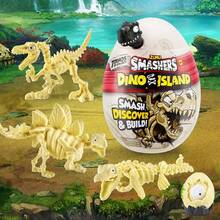 ZURU ZURU Smashers Seria 5 Dino Island Nano Egg ,[Assorted Mystery Egg] 7495