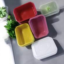 Kit 20 formas Grandes com Tampa 1000 ML   para  Fabricação de sabão/ Pasta Pinho - Multicolorido - Visão 5