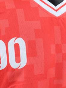 定制运动服，带有个性化图像、徽标、名称和号码，男女通用设计，透气速干时尚运动T恤，适用于羽毛球、排球和足球训练