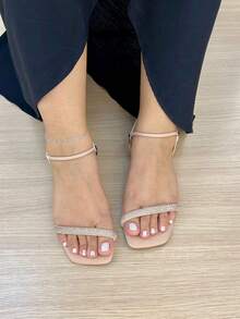 Pegada da Onca Calcados Women Flat Sandals - Màu hồng gỉ - Xem 1