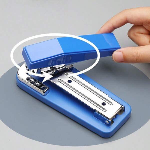1pc Multi-Function Stapler, Rotatable Stapler, Heavy Duty 12# Stapler With 3.74in Paper Capacity, Office, Home, Student, Stapling Tool, Staples 25 Sheets,For School Supplies,Back To School