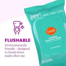 Lume Whole Body Deodorant - Smooth Solid Stick &Amp; Flushable Deodorant Wipes - Doctor Developed - Aluminum Free, Baking Soda Free, Skin Loving - 26 Ounce (Soft Powder) 15 Count Wipes (Cool Cucumber) - Soft Powder & Cool Cucumber - 查看 7