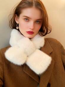 Solid Color Thick Warm Scarf, Suitable For Autumn/Winter Daily Wear, Skiing, Cycling And 15 Other Scenarios