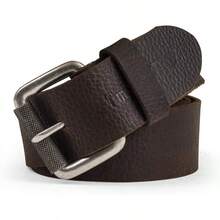 Pro - Cinturón de piel para botas (38 mm) Cinturón de cuero, bota, 38 mm para Hombre - café oscuro (parche de goma) - Ver 3