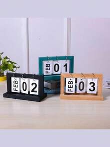 Nordic Minimalist And Creative Page Turning Calendar, Desk Calendar Decoration, Home Living Room Dining Table, Coffee Table, Office Desk Decoration Best Gifts Birthday Graduation