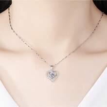 Kids Fine Necklaces - White Diamond Single Pendant [without Chain] White Gold - View 6