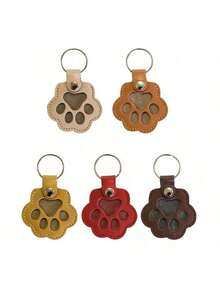 20 Stück Leder Haustier Haar Aufbewahrung Schlüsselanhänger, kreative Haustier Fell Sammel Hängedekoration, süßes Katzen- & Hunde-Haar Accessoire