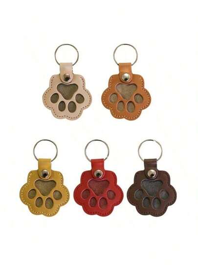 20 chaveiros de couro para armazenamento de pelos de animais de estimação, coleção criativa de pelos de animais de estimação, decoração para pendurar, acessório fofo para pelos de gatos e cães