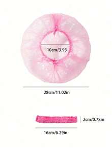 50 Stück/100 Stück, Einweg-Staubschutz-Kopfbedeckung, Verdickt für Lebensmittelwerkstatt, Chirurgie, Gesundheit, Doktor, Catering, Küche, Ölrauch-Kappe, Sekundäre Duschkappe, Haarfärbung Duschkappe, Kunststoff Schönheitssalon Kappe, Küchen-Zubehör, Badezimmer-Zubehör, geeignet für Küche, Badezimmer, Outdoor-Picknick, Camping, Wohnheim, Geburtstag, Hochzeit, Party