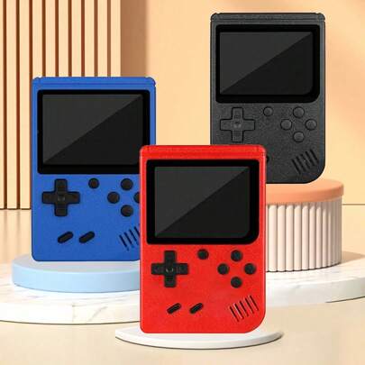 Christmas Decoration Handheld Game Console, Retro Portable Retro Video Game Console With 400 Classical Games, Support For Connecting TV & Two Players, 1020mAh Rechargeable Battery, Nice Birthday Or Holiday Gift