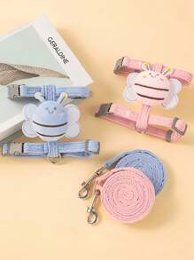 New Cartoon Bee Design Dog/Cat Harness Leash, Pet Supplies