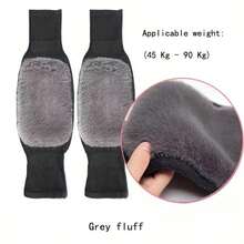 Thick Plush Winter Knee Pads Warm And Supportive For Cold Weather Compression Knee Sleeves Suitable For Autumn And Winter(Single Pack) - Multicolor - View 29