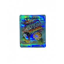 Mix And Match 100 Pieces Colorful Resealable Polyester Bag-Bright Laser Cut Design With Cartoon Pattern, Waterproof And Deodorant Crafts Storage Bag, Crafts Storage Solution |       Bright Pattern Bag |       Waterproof Polyester Bag |       Gift Storage Bag, R - 100片混裝 - 查看 2