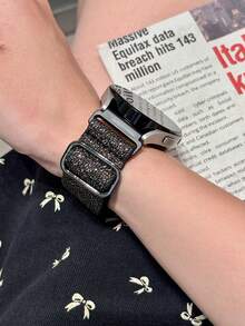 Glittering Watch Band Compatible With Samsung Galaxy Watch 7 Band 40mm 44mm,Dazzling Watch Straps For Galaxy Watch FE 40 Mm/Galaxy Watch 6/6 Classic 5 4 Band 40mm 44mm/20mm, Perfect Gifts For Girls And Ladies