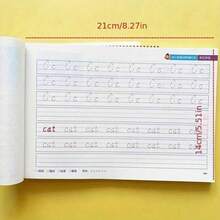 1本学龄前英语字母追踪练习手册，包括有趣的数字追踪和铅笔控制练习、一对一练习、学习用品、学校必需品、返校用品、返校用品、万圣节、圣诞节、新年礼物