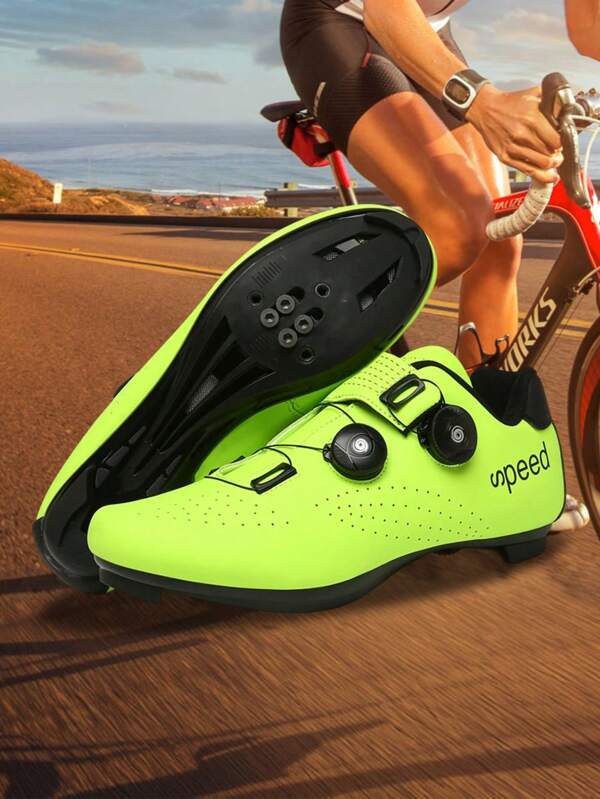 Paradiso Purple Noctilucent Road Bike Shoes,Men's Road Cycling Shoes,SPD Racing City Road Bike Sneakers,Lightweight Fashion Walking Outdoor Bike Shoes,Women's New Laser Silver SPD Cycling/Bicycle Shoes,Adjustable Double Rotating Buckles,Good-Looking And Fashionable