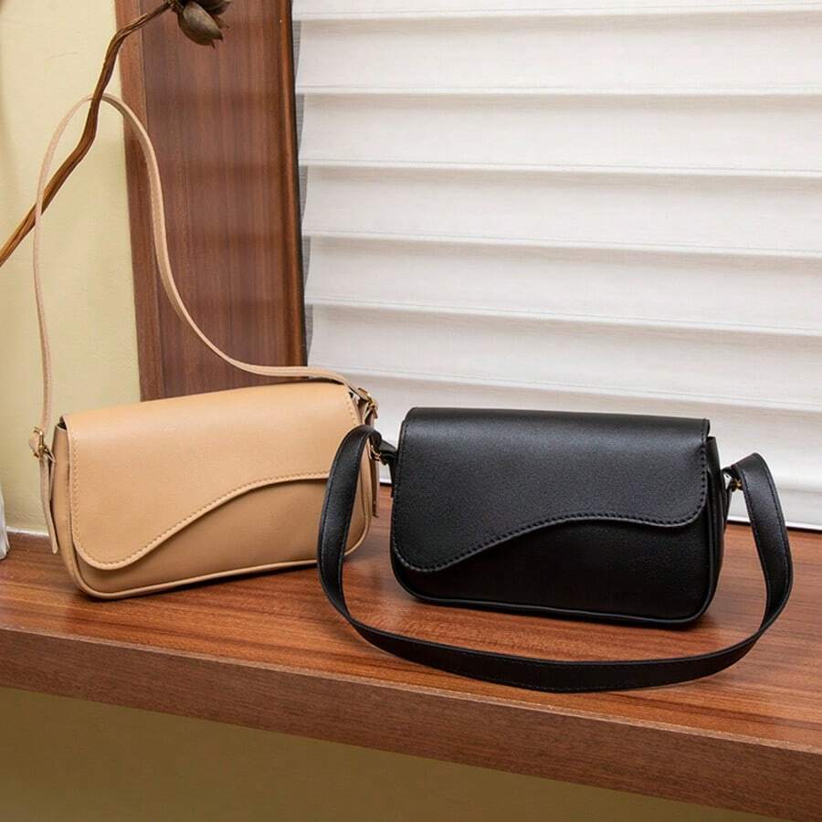 2025新款韩版时尚女士单肩手提包腋下法棍包托特包 - 彩色 - 查看 1