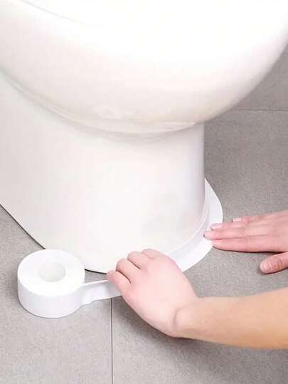 1 Pieza Cinta Selladora, Cinta Selladora para Cocina y Baño, Cinta Adhesiva Impermeable, Tira Selladora de Costuras para Hogar, Cocina, Baño, Espacio entre Pared y Sanitario, Cinta Selladora Impermeable y Anti-Moho para Baño, Tira Selladora Autoadhesiva para Cocina y Baño, Decoración