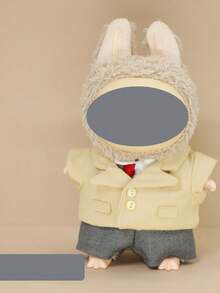 1PC The First And Second Generation Labubus Suit Pendant Doll Youth Campus Wind Uniform Clothes - Multicolor - View 3