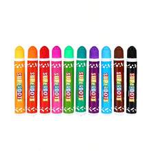 1/5/10pcs Dotted Graffiti Pens, Large Tip, Small Tip, 10 Color Watercolor Pens, Painting Brush Set, Bingo Game Pens, Creative Cartoon 10 Color Set, Large Capacity Drawing Pens, Drawing Supplies, Art Set - Multicolor - View 8
