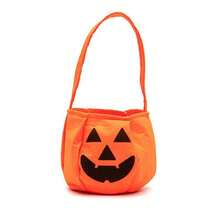 Bolsa de dulces de Halloween para truco o , bolso con forma de calabaza 3D, regalo para niños, accesorio de Halloween