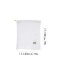 Nylon Waterproof Drawstring Bags, Suitable For Travel, Vacation, Home Use To Organize Clothes, Shoes, Dirty Laundry; Available In Blue, Yellow, White, 2 Sizes Each Color, Waterproof, Dust-Proof, Convenient Drawstring Design - Multicolor - View 12