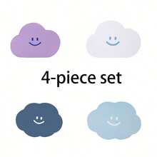 1 件小云形鼠标垫，简约可爱设计，适用于笔记本电脑，优雅的办公室家居使用，适合女性