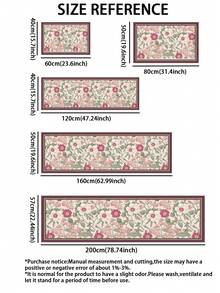 1 tấm thảm Silica Gel có họa tiết hoa cao cấp, thoải mái, chống mỏi, thấm hút và nhanh khô cho nhà bếp/phòng tắm, thảm cao su mềm Silica Gel tối giản cho nhà bếp, phòng tắm, lối vào, phòng giặt ủi, v.v. - Nhiều màu - Xem 4