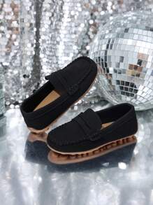 婴儿平底鞋 - 黑色 - 查看 2