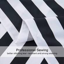 Best Season 4 Piece Bed Sheet Set - Full Size - Soft Microfiber Bedding Sheet Set, Deep Pocket, Stain, Fade & Wrinkle Resistant (Plaid Black & White), Luxury Comfortable - 黑白條紋 - 查看 7