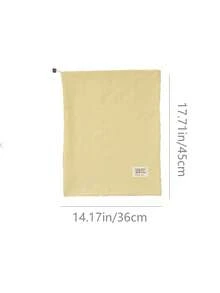 Nylon Waterproof Drawstring Bags, Suitable For Travel, Vacation, Home Use To Organize Clothes, Shoes, Dirty Laundry; Available In Blue, Yellow, White, 2 Sizes Each Color, Waterproof, Dust-Proof, Convenient Drawstring Design - Multicolor - View 10