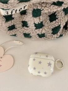 极简粉色、蓝色、黄色、灰色、星形图案 Pro 2/Pro/4/3/2 手机壳，时尚简约女士耳机壳，兼容 Apple