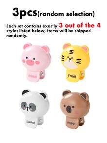 Funda protectora para cepillo de dientes con diseño de animales lindos - Estuche de viaje a prueba de polvo y transpirable, base inclinada para higiene, se ajusta a todos los cepillos de dientes (4 estilos), adecuado para uso diario, viajes, hotel, exterior, decoración del baño del hogar. De vuelta a la escuela.