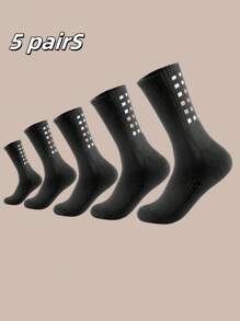 1/2/3/5/6/10/12/Pairs Of Men's Socks Running Hiking Athletic Long Socks Crew Socks High Ankle LightWeight Socks