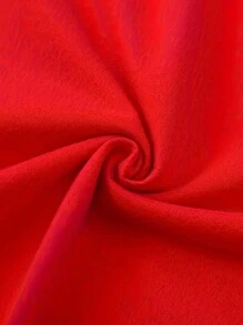 Double Sided Printed (220 Cotton T-Shirt) Portrait And Letter Double-Sided Printed Men's Casual Soft 100% Cotton Full Splicing Round Neck Short Sleeved T-Shirt - 紅色 - 查看 4