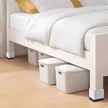 4pcs Detachable & Adjustable Bed Risers, Heavy Duty Furniture Leg Extenders, 4.33"/2.95"/1.57" Square Furniture Lifts, Reusable Plastic Sofa, Table, Chair, Desk And Bed Raisers, Heavy Duty Furniture Risers, Christmas Decor, Room Decor, Christmas, Home Christmas Decor, New Year - Multicolor - View 4