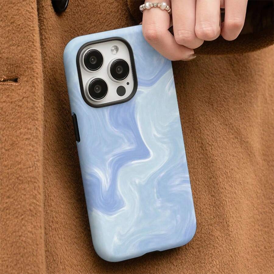 Funda de Teléfono Mate 2 en 1, Resistente, a Prueba de Impactos, Protección Estilosa, Compatible con iPhone 16, 15, 14, 13, 12, 11, 8, 7, Plus, Pro, Max, Adecuada para Amigos, Accesorios de Teléfono de Moda, Excelente Regalo de Cumpleaños P3Q2 - Colores mixtos - Ver 1