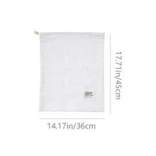 Nylon Waterproof Drawstring Bags, Suitable For Travel, Vacation, Home Use To Organize Clothes, Shoes, Dirty Laundry; Available In Blue, Yellow, White, 2 Sizes Each Color, Waterproof, Dust-Proof, Convenient Drawstring Design - Multicolor - View 13