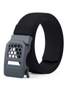 1 件男士自动扣弹性腰带，商务休闲装，户外高尔夫裤腰带，多种尺寸可选，长度可自由修剪休闲、商务、男朋友丈夫父亲爸爸男士礼物、日常穿着、时尚、青少年、户外、度假、运动、旅行、街头、波西米亚风、复古秋季、秋季、万圣节秋冬配饰，适合青少年、青年、男士、休闲、户外、运动、度假、毕业礼物、生日、日常穿着