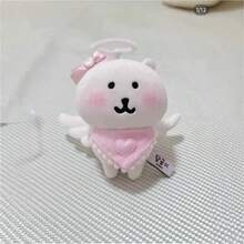 1件装 - 可爱自嘲小熊天使围兜套装，10厘米玩偶，含围兜和围巾（仅含配件，不含玩偶） - 生日礼物、完美礼物、节日礼物、儿童玩偶、圣诞礼物、万圣节礼物、换装玩偶