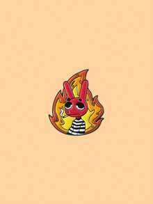 1/4pcs Quirky Rabbit Brooch, Must-Have For Occasions, Rebellious & Cute Design, Suitable For Gen Z/ Enthusiasts, Fits Daily Outfits & Parties, Instantly Elevates Backpack/Collar, Creative & Eye-Catching For Unique Occasions & Street Style, Personalized-Driven Wardrobe Staple