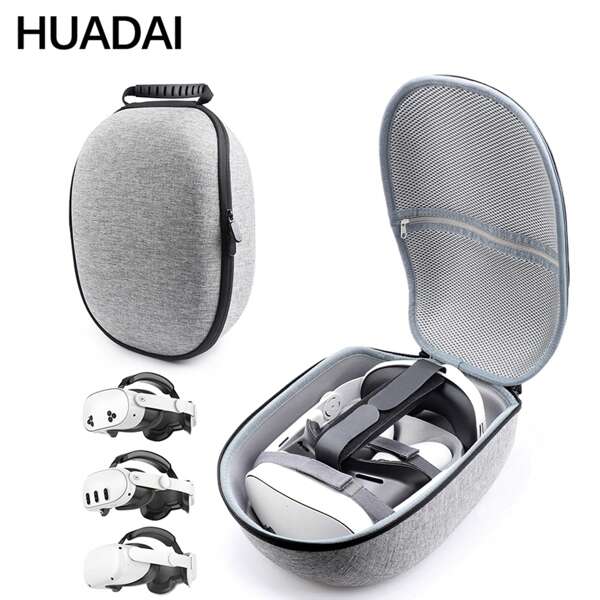 Hard Carrying Case Compatible With Oculus Meta Quest 3S/Quest 3/Quest 2, For VR Accessories, Travel And Storage