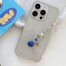 New Summer Original Design Simulated Blueberry Sweet Blueberry Phone Chain Fruit Phone Charm Jewelry, Girly, Phone Charm, Phone Lanyard, Phone Pendant, Earphone Pendant, Bag Charm - Blue - View 10