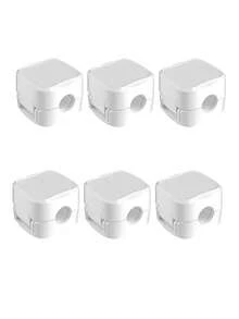 10pcs Multi-Functional Cable Clips, Space-Saving Magnetic Cable Organizers (Suitable For Office Desks), Magnetic Cable Clips, Adhesive Cable Clips, Under Desk Cable Concealer, Cable Management, Cable Organizer Clips, Cable Organizer Clips, Desktop Cable Organizer Clips, Charging Cable Clips, Nightstand Cable Organizer Clips, Self-Adhesive Cable Management For USB Cables/Power Cords/Wires, For Car And Office, Home And Office - Multicolor - View 15